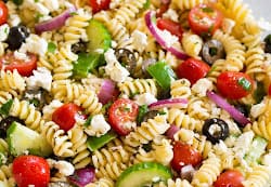 Easy Greek Pasta Salad Recipe